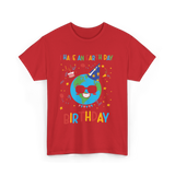 I Have An Earth Day Birthday Nature T-Shirt - Red