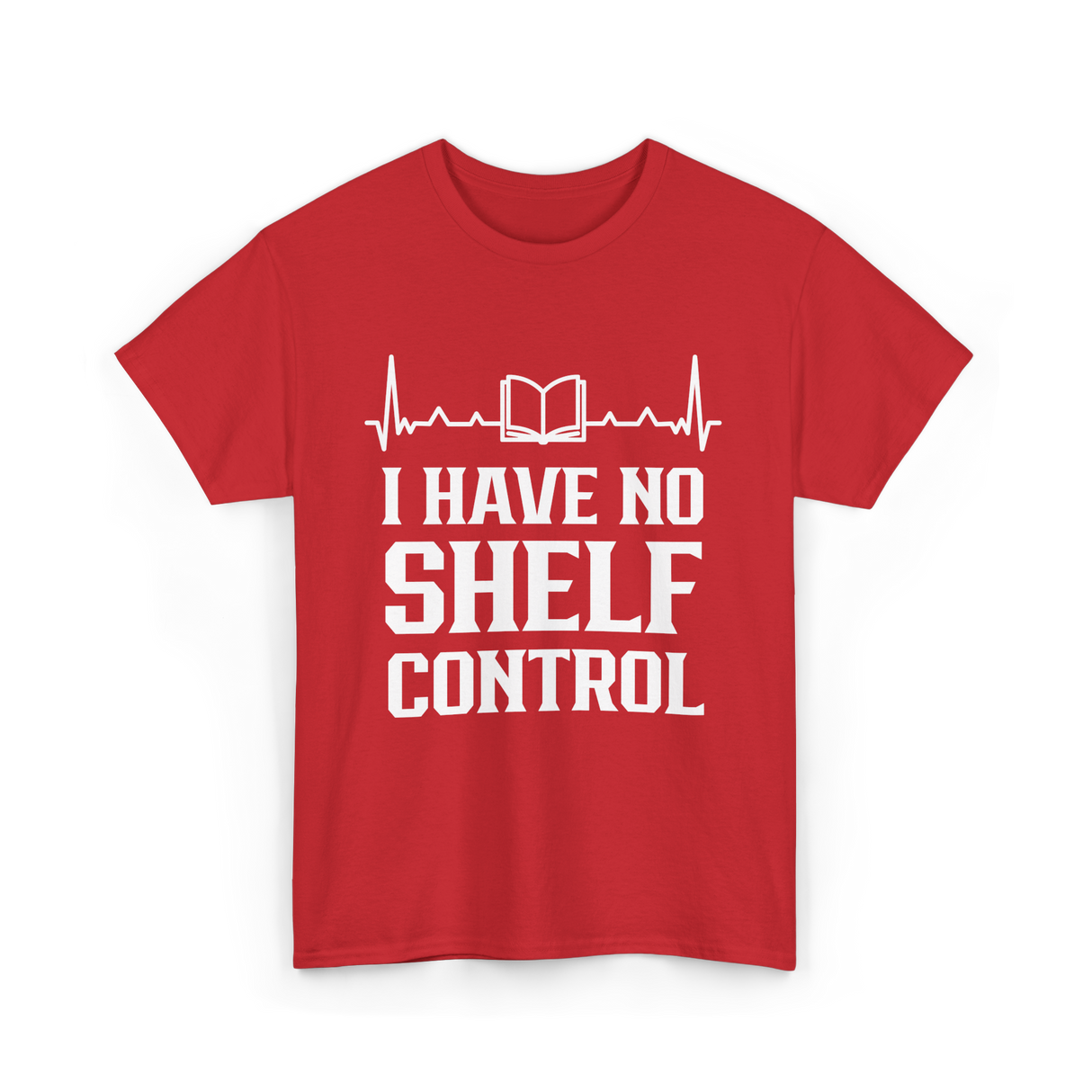 I Have No Shelf Control Librarian T-Shirt - Red