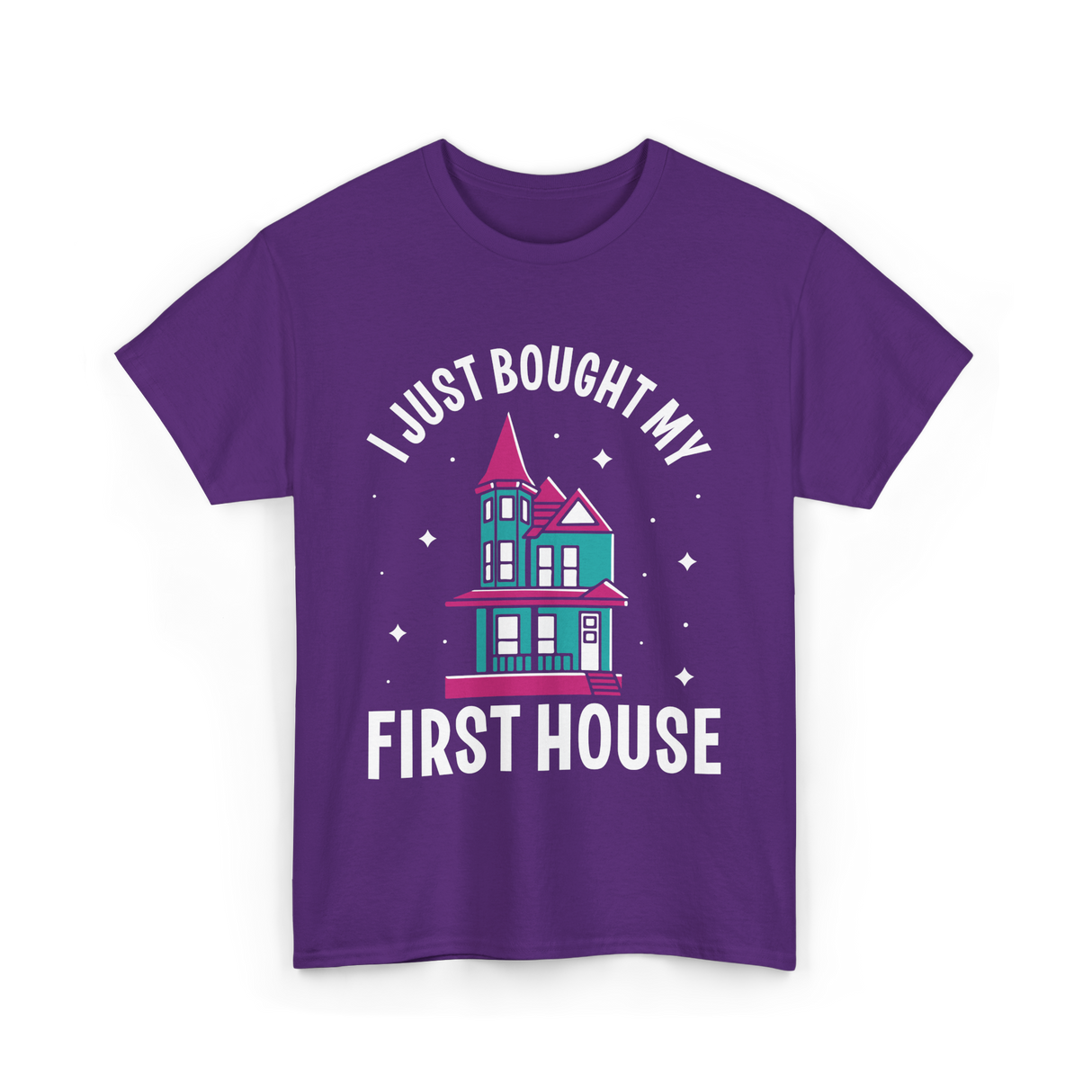 I Just Bought My First House Homeowner T-Shirt - Purple