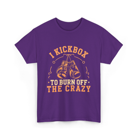 I Kickbox Kickboxing T-Shirt - Purple