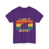 I Like It Moist Thanksgiving T-Shirt - Purple