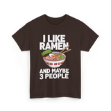 I Like Ramen T-Shirt - Dark Chocolate