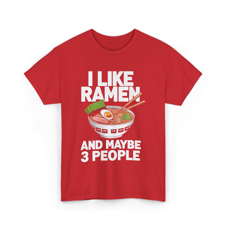 I Like Ramen T-Shirt - Red