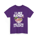 I Like Ramen T-Shirt - Purple