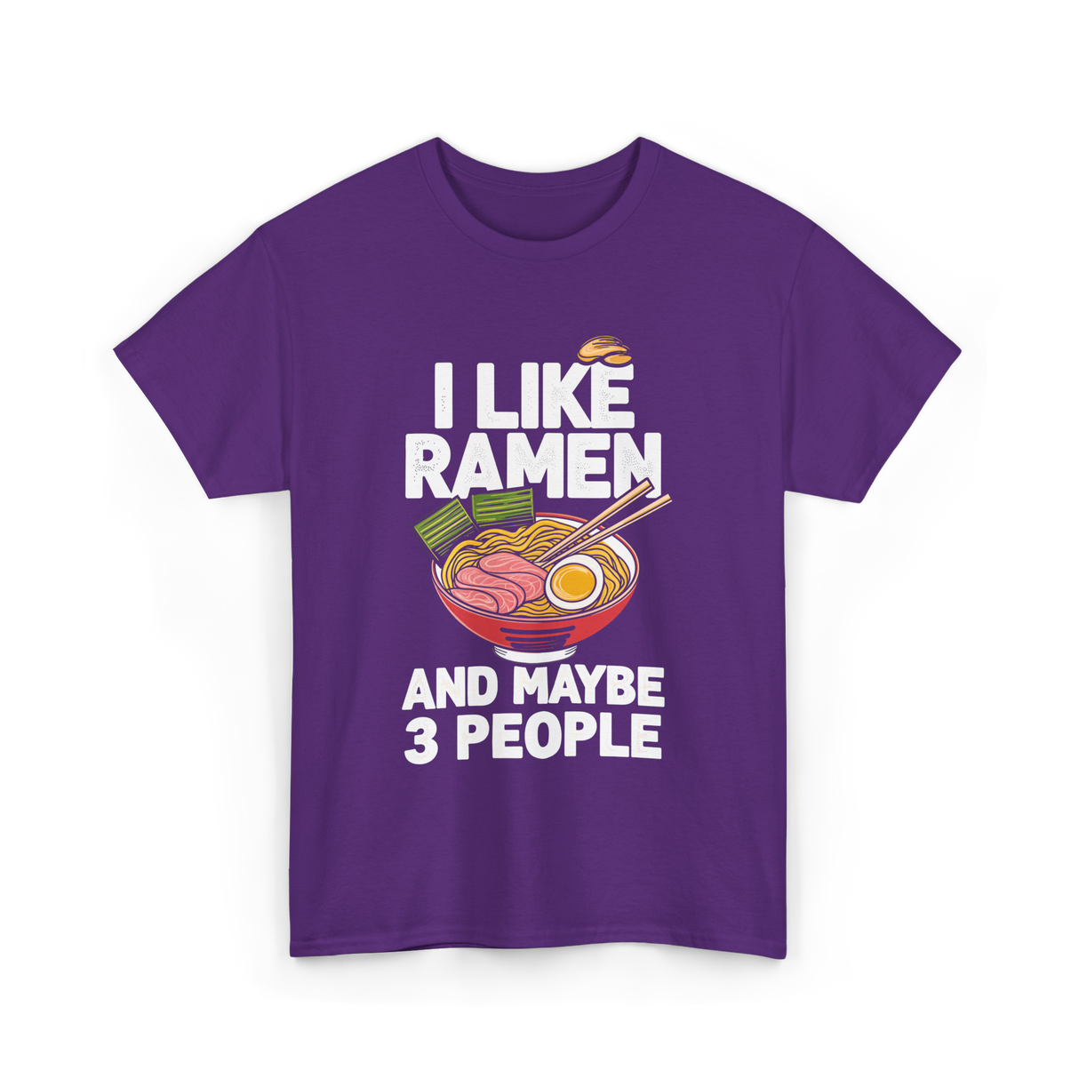 I Like Ramen Ramen Noodles T-Shirt - Purple