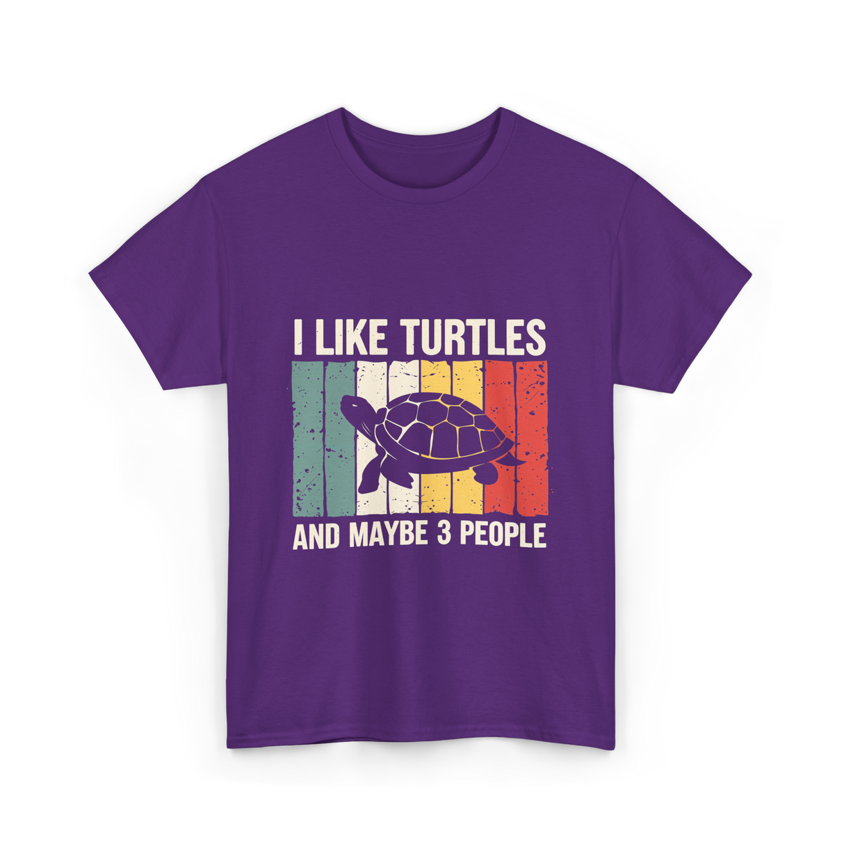 I Like Turtles Turtle Lover T-Shirt - Purple