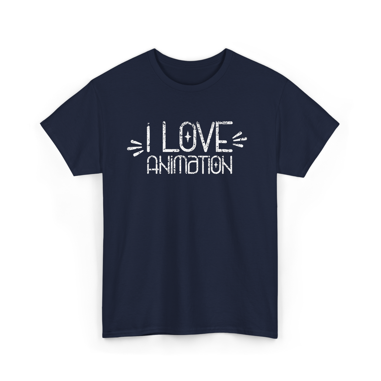 I Love Animation Animation Animator T-Shirt - Navy