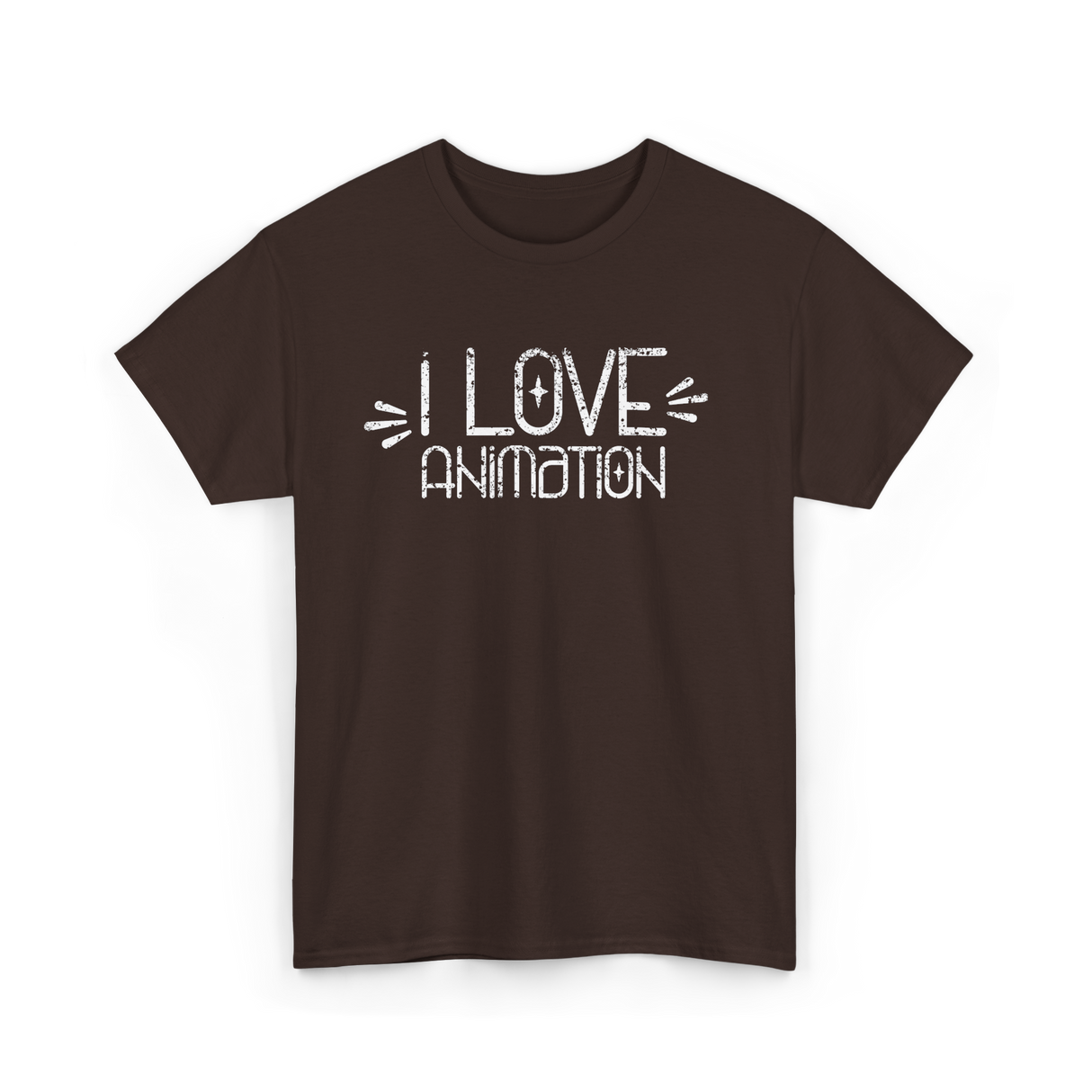 I Love Animation Animation Animator T-Shirt - Dark Chocolate