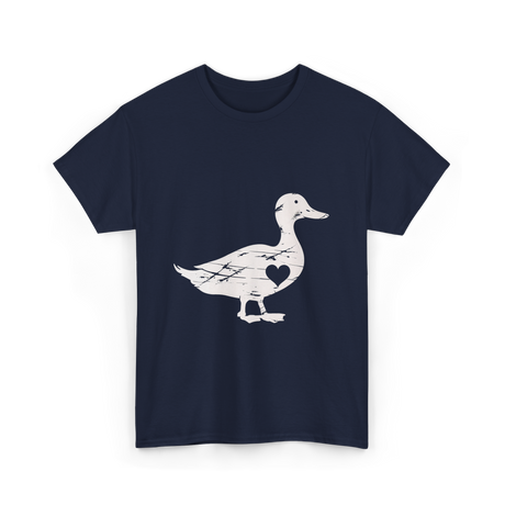 I Love Ducks Duck Lover T-Shirt - Navy