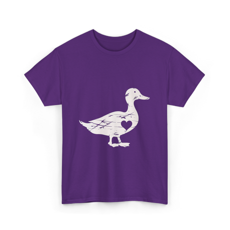 I Love Ducks Duck Lover T-Shirt - Purple