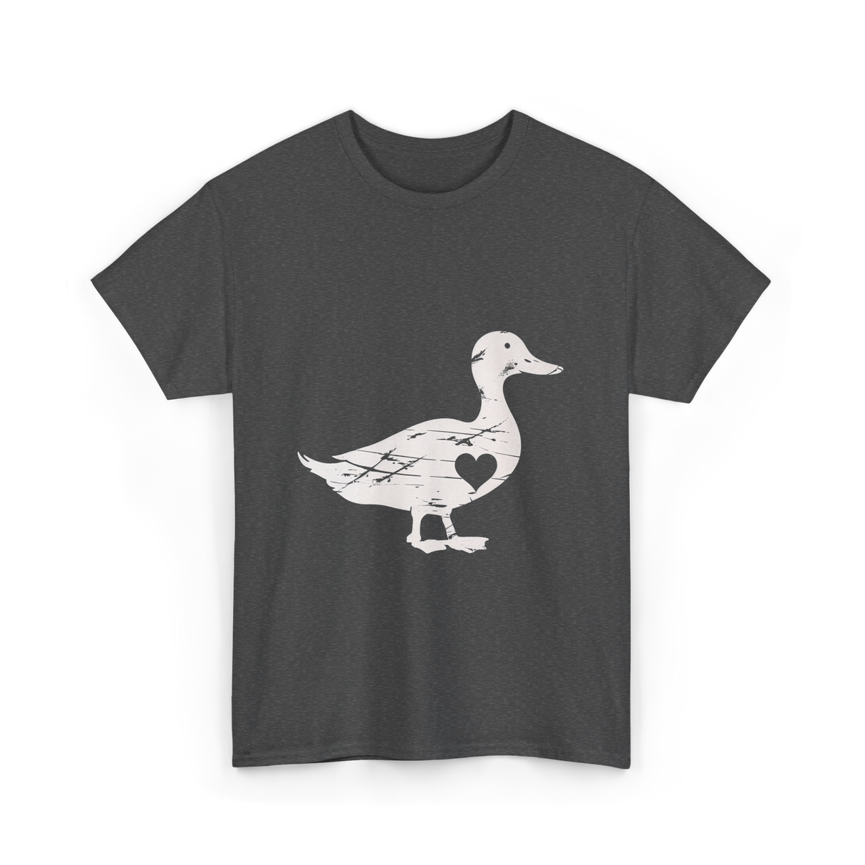 I Love Ducks Duck Lover T-Shirt - Dark Heather