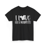 I Love Flea Markets Flea Market T-Shirt - Black