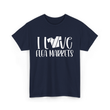 I Love Flea Markets Flea Market T-Shirt - Navy