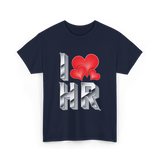 I Love HR T-Shirt - Navy