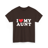 I Love My Aunt T-Shirt - Dark Chocolate