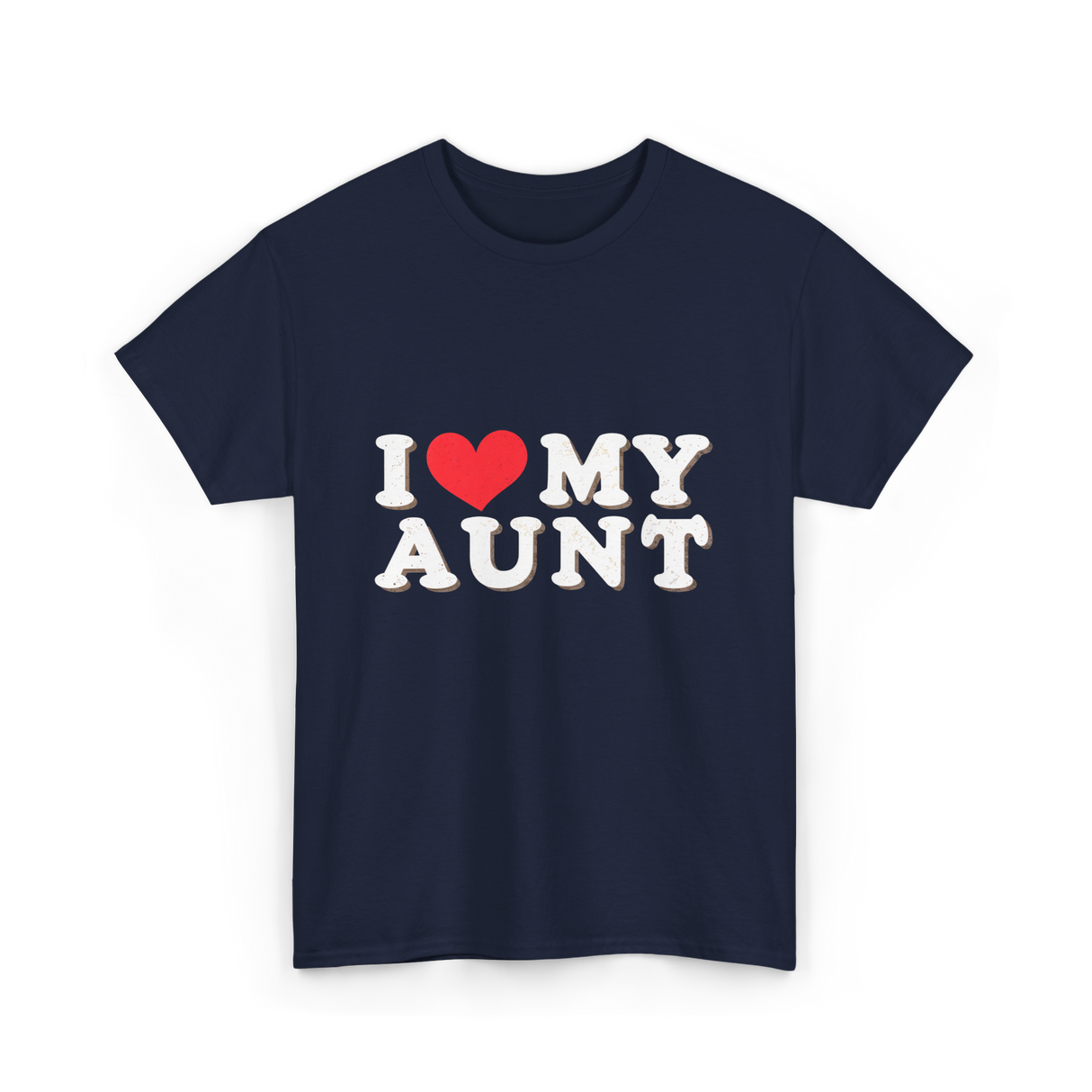 I Love My Aunt T-Shirt - Navy