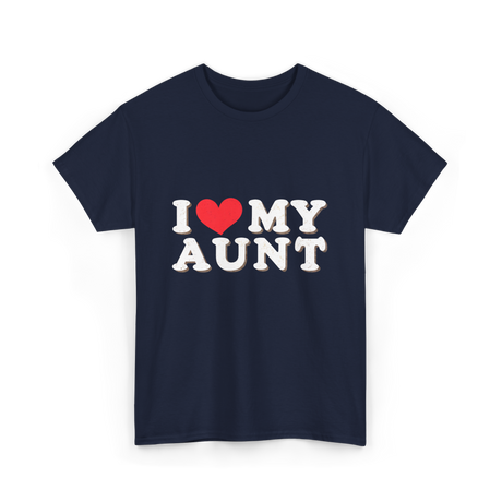 I Love My Aunt T-Shirt - Navy