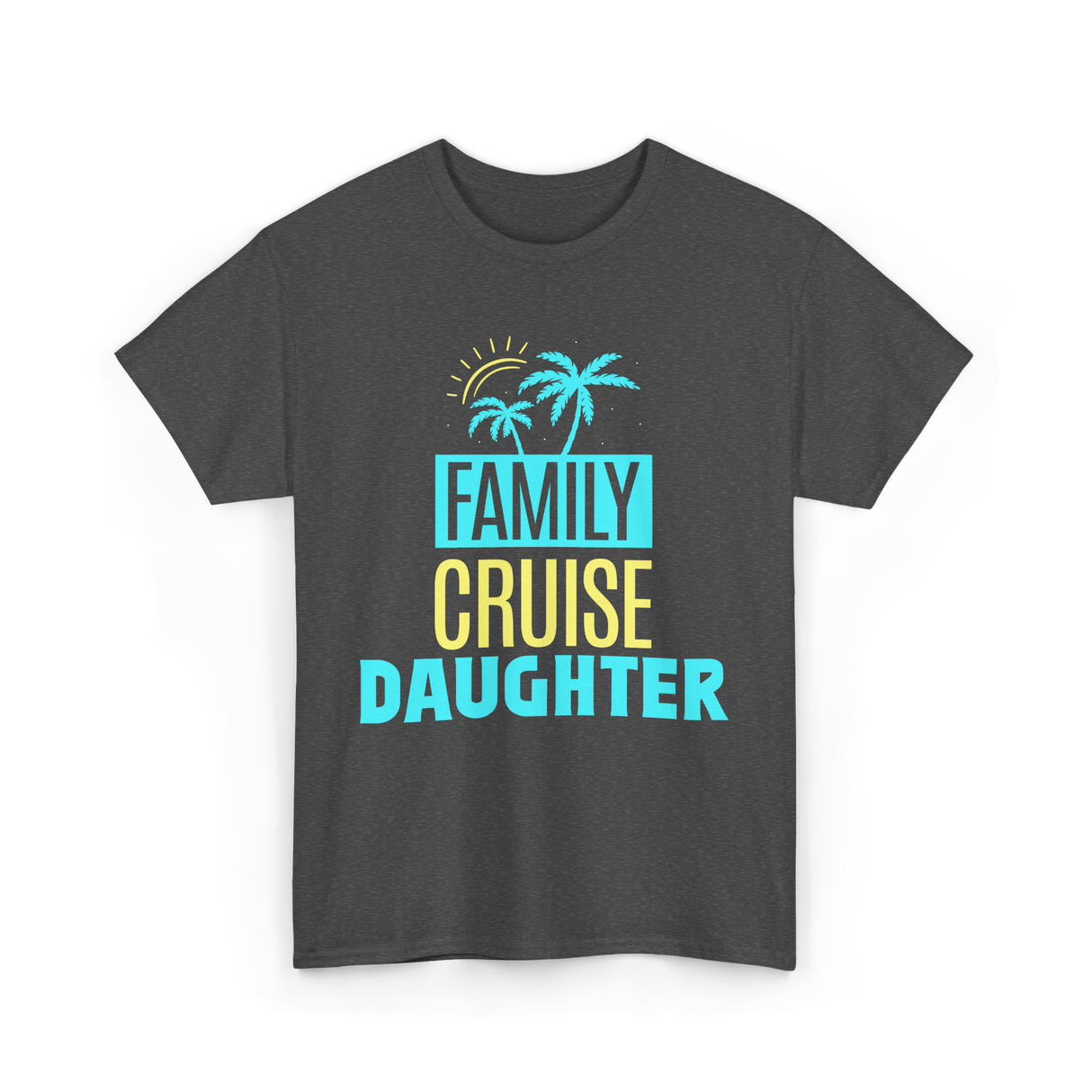 I Love My Daughter Family T-Shirt - Dark Heather