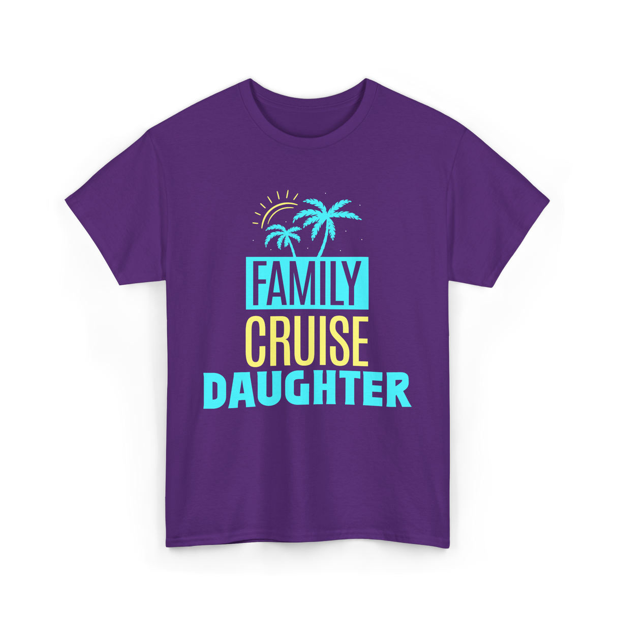 I Love My Daughter Family T-Shirt - Purple