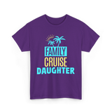 I Love My Daughter Family T-Shirt - Purple