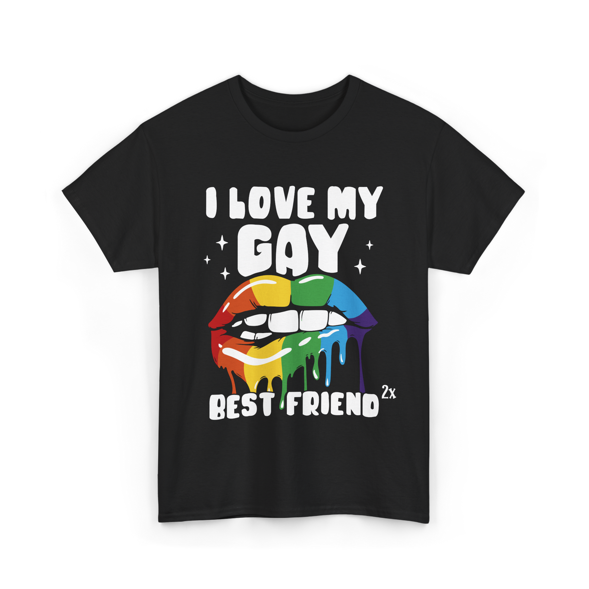 I Love My Gay Best Friend Pride T-Shirt - Black