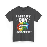 I Love My Gay Best Friend Pride T-Shirt - Dark Heather