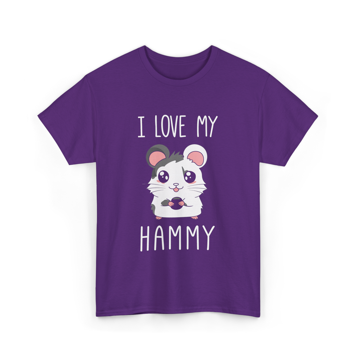 I Love My Hammy Hamsters T-Shirt - Purple