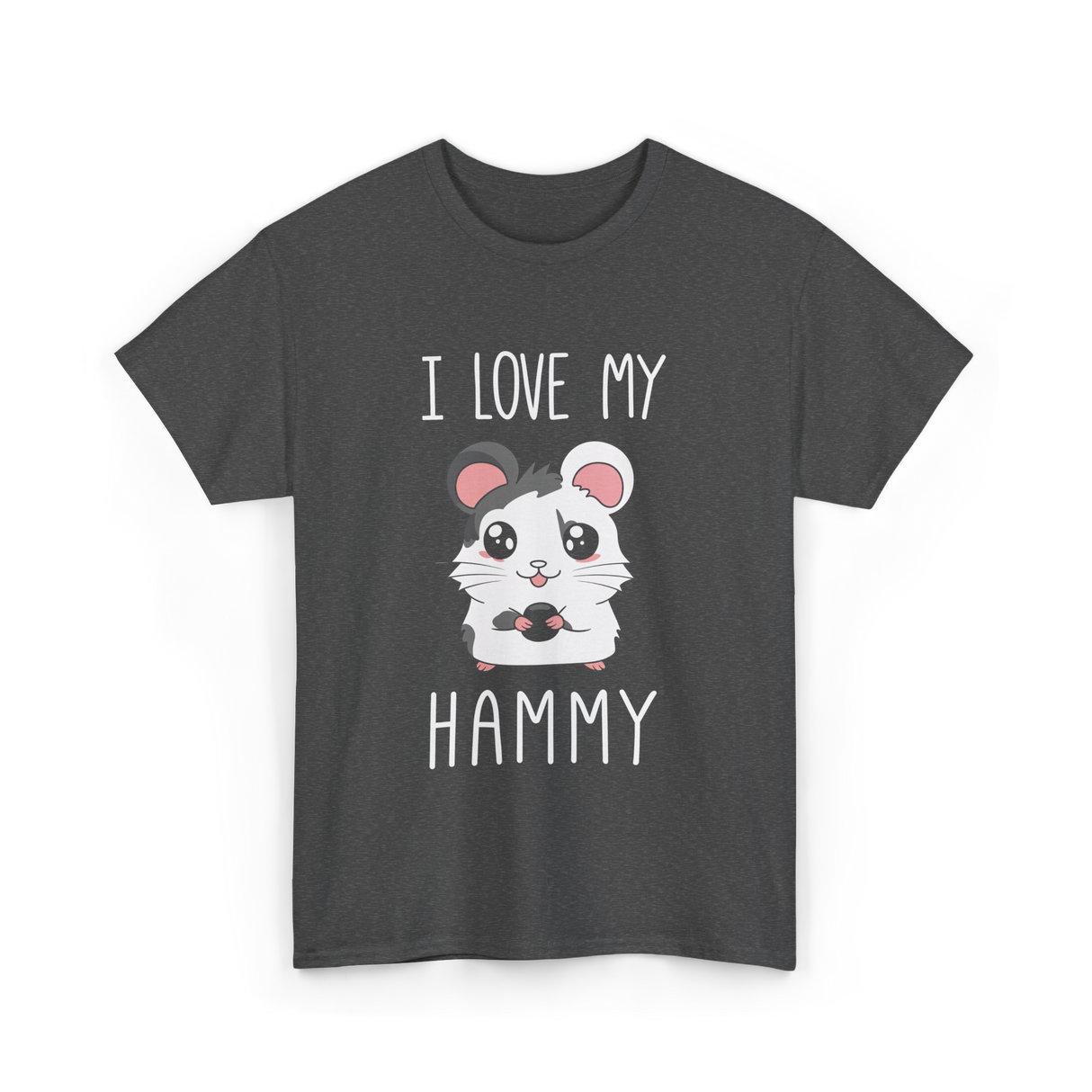 I Love My Hammy Hamsters T-Shirt - Dark Heather