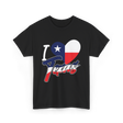 I Love Texas Texas Pride T-Shirt - Black