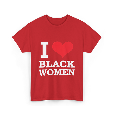 I Love Women Pride T-Shirt - Red