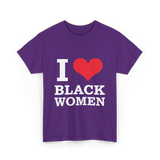 I Love Women Pride T-Shirt - Purple