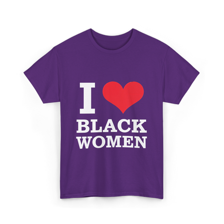 I Love Women Pride T-Shirt - Purple