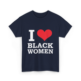 I Love Women Pride T-Shirt - Navy