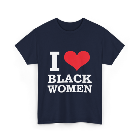 I Love Women Pride T-Shirt - Navy