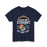 I May Be Straight LGBT Pride T-Shirt - Navy