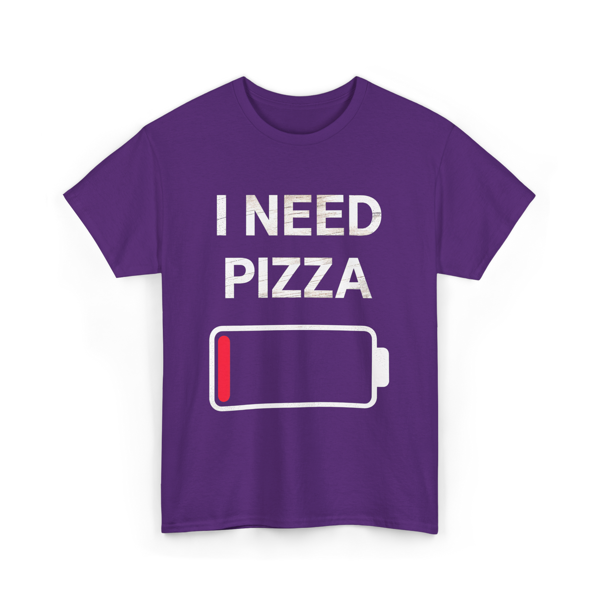 I Need Pizza Pizza T-Shirt - Purple