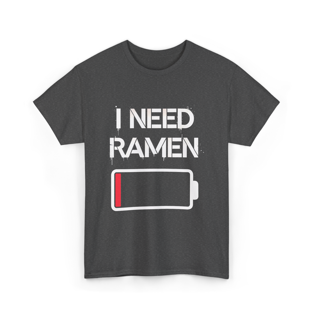 I Need Ramen Noodles T-Shirt - Dark Heather