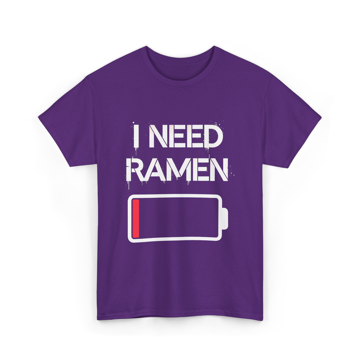 I Need Ramen Noodles T-Shirt - Purple