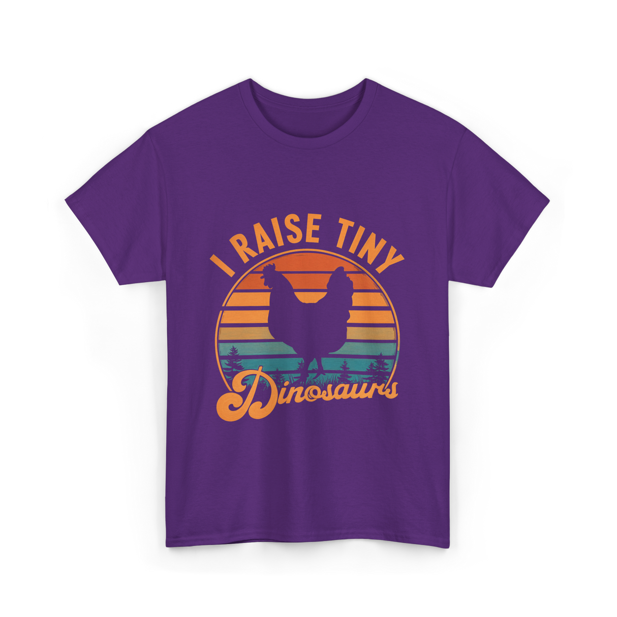 I Raise Tiny Dinosaurs T-Shirt - Purple