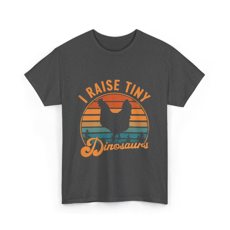 I Raise Tiny Dinosaurs T-Shirt - Dark Heather