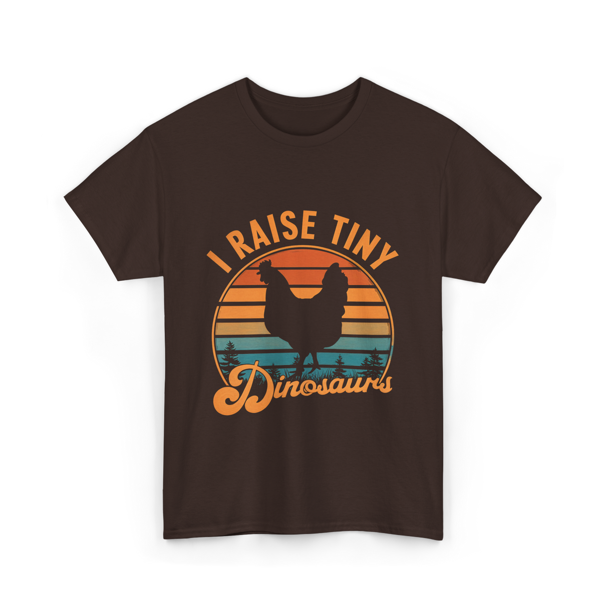 I Raise Tiny Dinosaurs T-Shirt - Dark Chocolate