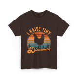 I Raise Tiny Dinosaurs T-Shirt - Dark Chocolate