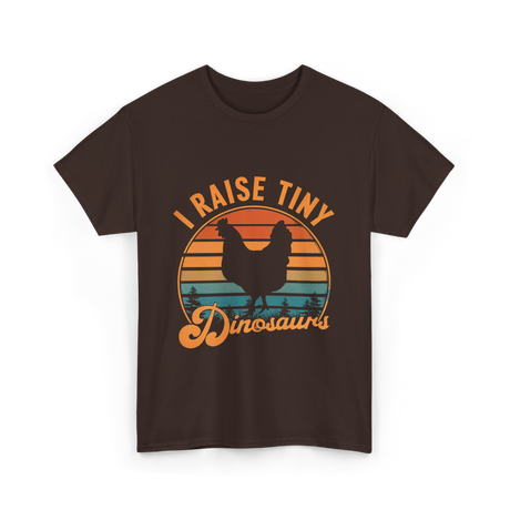 I Raise Tiny Dinosaurs T-Shirt - Dark Chocolate