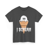 I Scream Ice Cream Halloween T-Shirt - Dark Heather