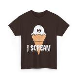 I Scream Ice Cream Halloween T-Shirt - Dark Chocolate