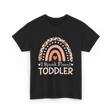 I Speak Fluent Toddler Rainbow T-Shirt - Black