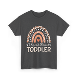 I Speak Fluent Toddler Rainbow T-Shirt - Dark Heather