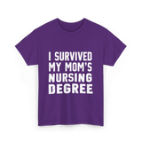 I Survived My Moms Nursing T-Shirt - Purple