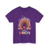 I Teach Little Turkeys Thanksgiving T-Shirt - Purple