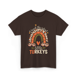 I Teach Little Turkeys Thanksgiving T-Shirt - Dark Chocolate